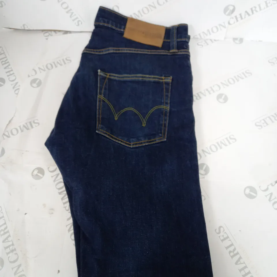 EDWIN CASUAL BLUE DENIM JEANS SIZE UNSPECIFIED