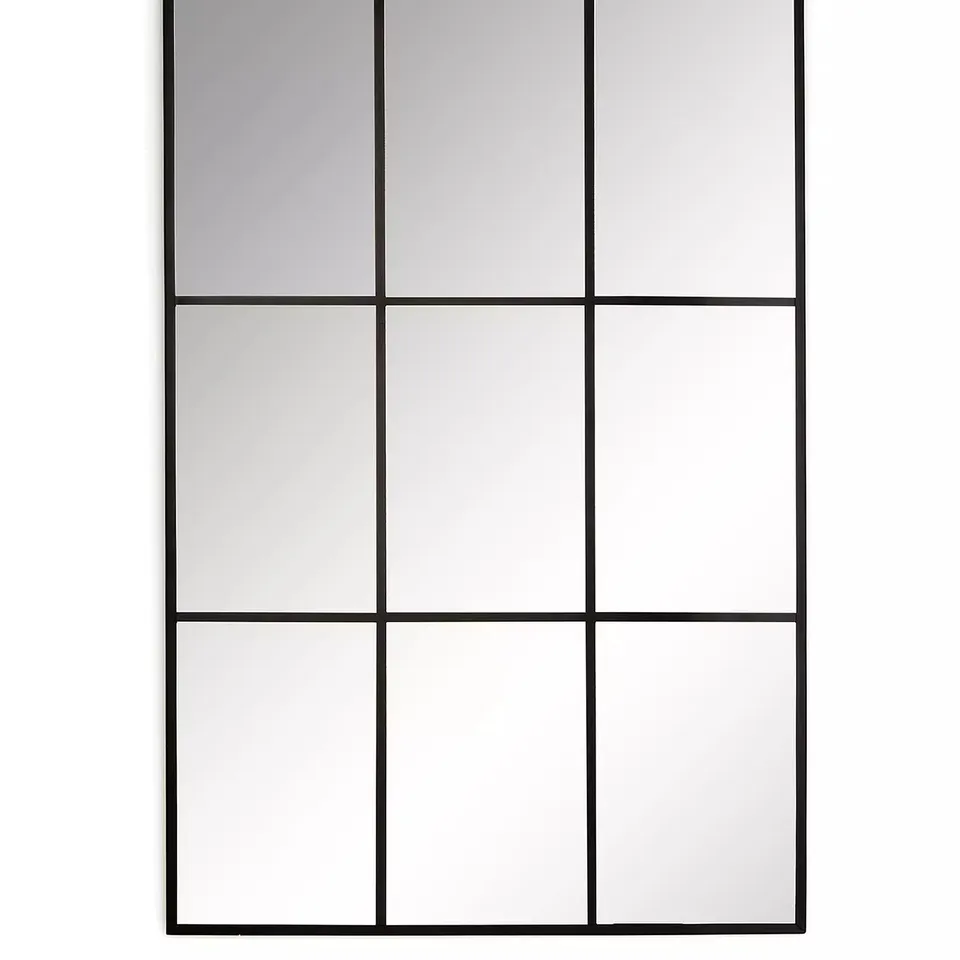 BOXED CINO WINDOW PANE MIRROR - BLACK - COLLECTION ONLY RRP £45