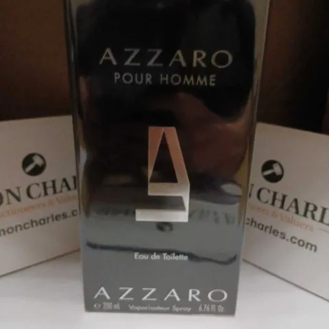 BOXED AND SEALED AZZARO POUR HOMME EAU DE TOILETTE 200ML