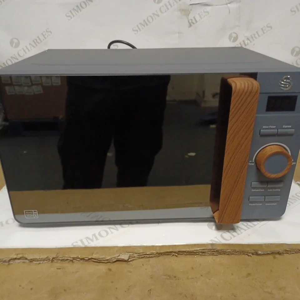 SWAN NORDIC DIGITAL MICROWAVE 800W SLATE GREY