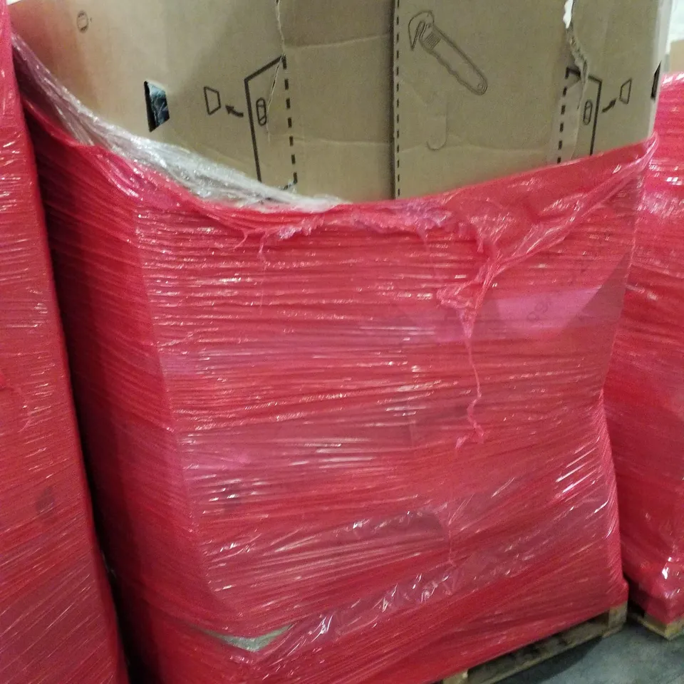 PALLET OF ASSORTED PRODUCTS INCLUDING TRANSFER SLIDING BOARD, COLLAPSIBLE SOFT CRATE, PRIVACY WINDOW FILM, MONITOR STAND