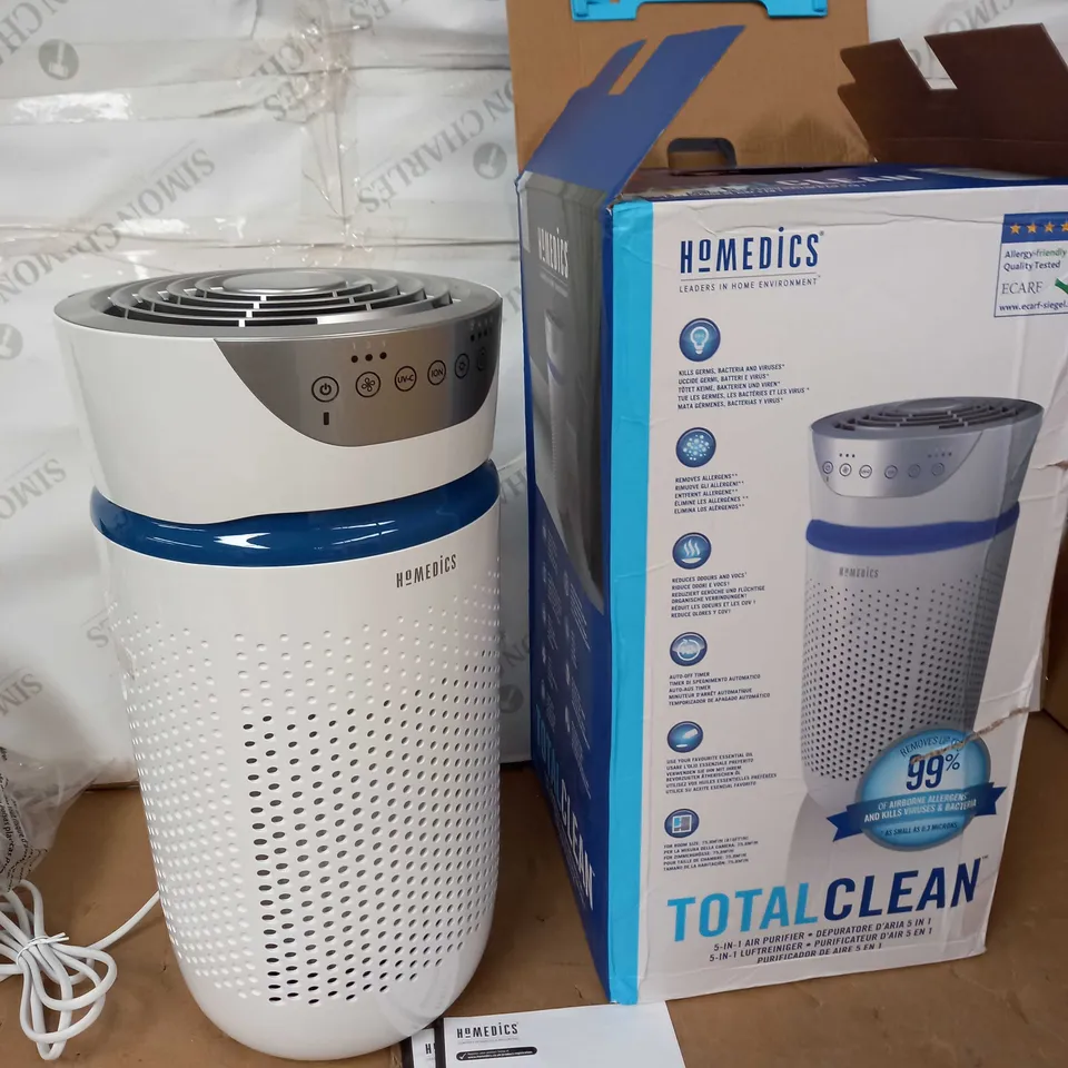 BOXED HOMEDICS TOTAL CLEAN 5-IN-1 AIR4 PURIFIER