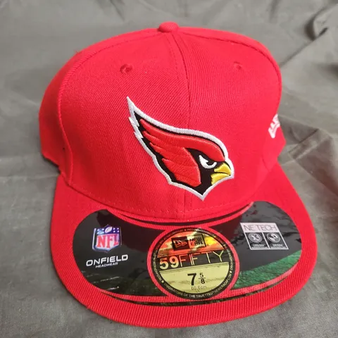 NEW ERA NFL ARIZONA CARDINALS 59FIFTY CAP β RED, SIZE 7 5/8