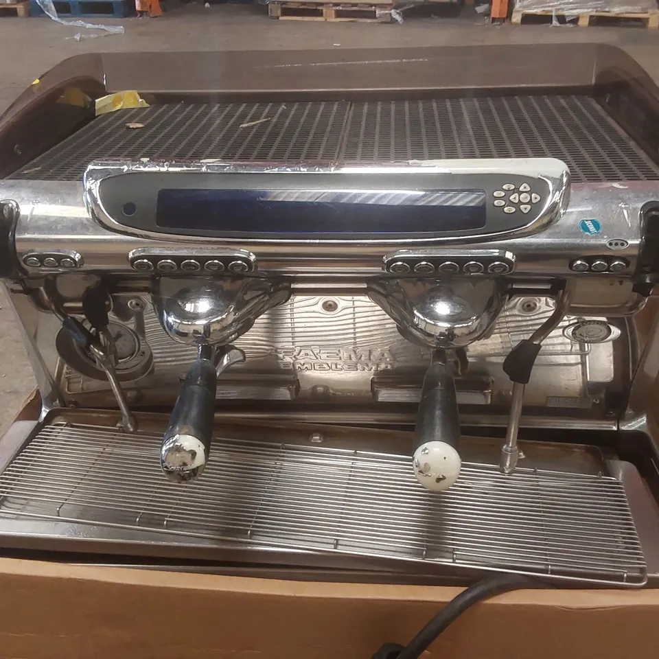 FAEMA EMBLEMA COMMERCIAL 2 GROUP COFFEE MACHINE