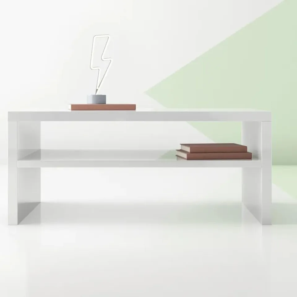 BOXED MAYS COFFEE TABLE WITH STORAGE 