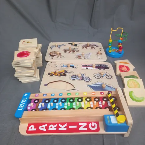 ASSORTED CHILDRENS LEARNING ACCESSORIES & TOYS