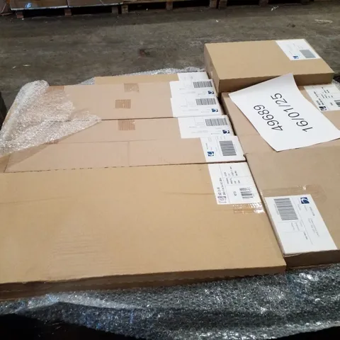 PALLET CONTAINING ASSORTED BOXED BATHROOM FURNITURE 