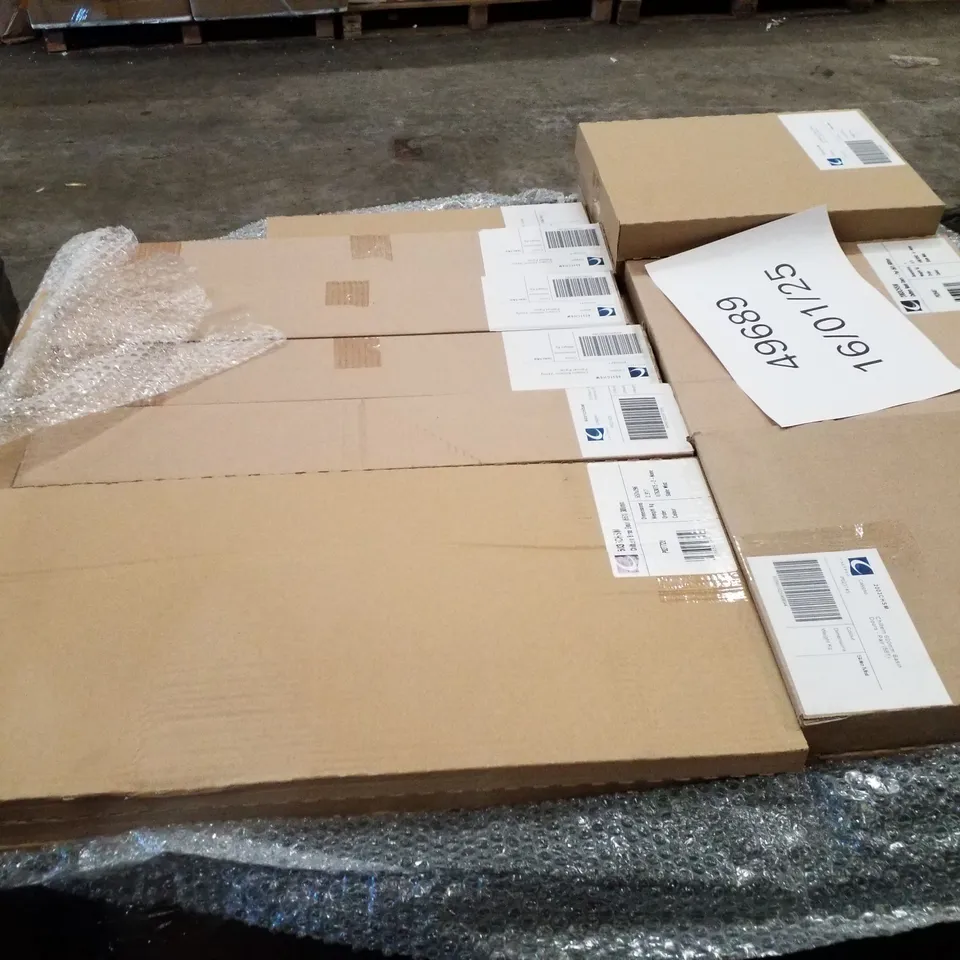 PALLET CONTAINING ASSORTED BOXED BATHROOM FURNITURE 