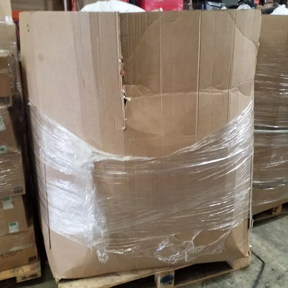 PALLET CONTAINING ASSORTED PILLOWS & CUSHIONING INCLUDING NOFFA PILLOW, SEAT CUSHIONS, SLEEPING BAG,  CERVICAL PILLOW