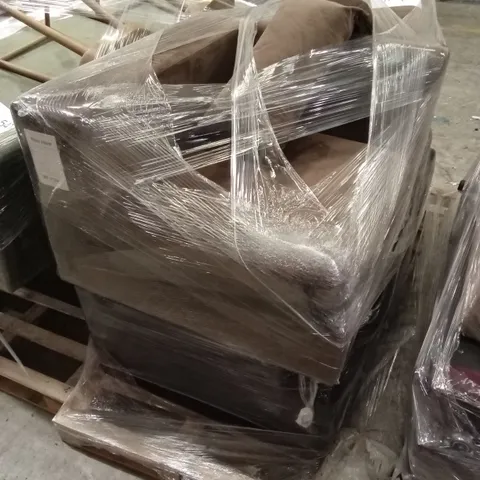 PALLET OF ASSORTED INCOMPLETE DESIGNER SOFA PARTS