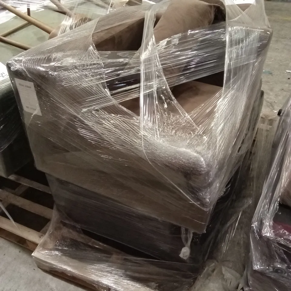 PALLET OF ASSORTED INCOMPLETE DESIGNER SOFA PARTS