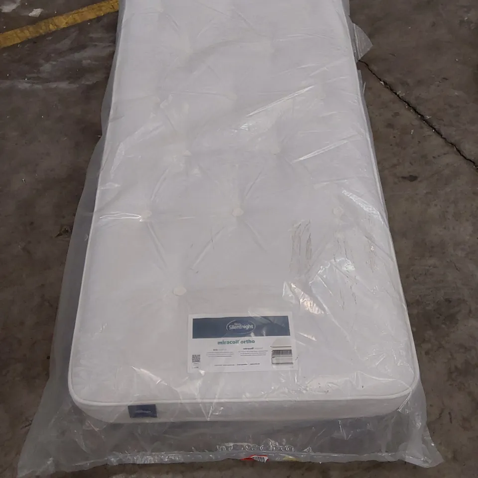 QUALITY BAGGED SILENTNIGHT ECO COMFORT MIRACOIL ORTHO SINGLE 3FT MATTRESS