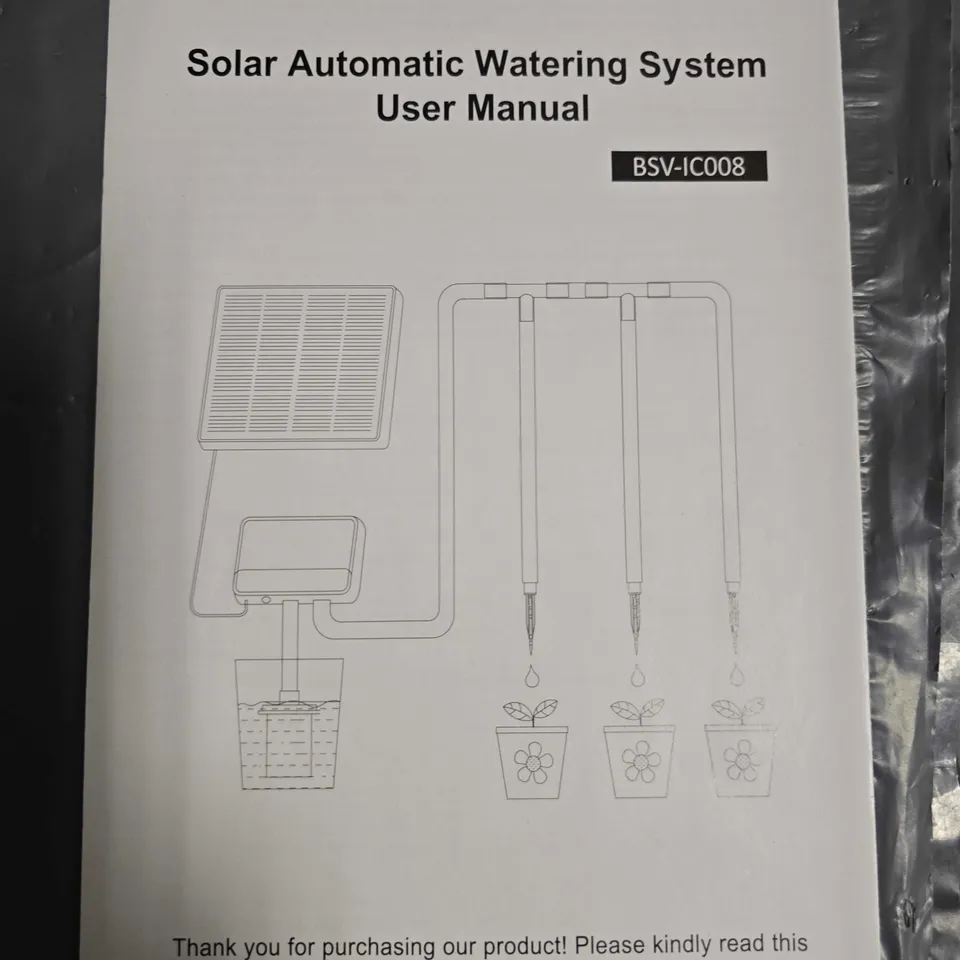 SOLAR AUTOMATIC WATERING SYSTEM
