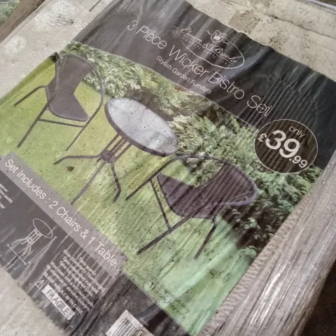 PALLET TO CONTAIN A LARGE NUMBER OF BISTRO SETS 