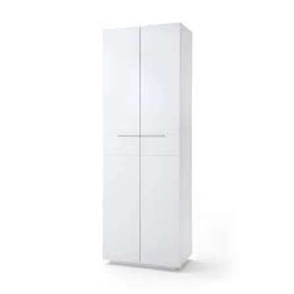 BRAND NEW & BOXED CANBERRA HALLWAY WARDROBE IN WHITE GLOSS (2 BOXES)