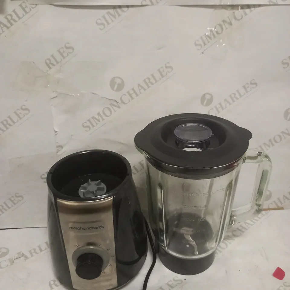 MORPHY RICHARDS TOTAL CONTROL GLASS TABLE BLENDER