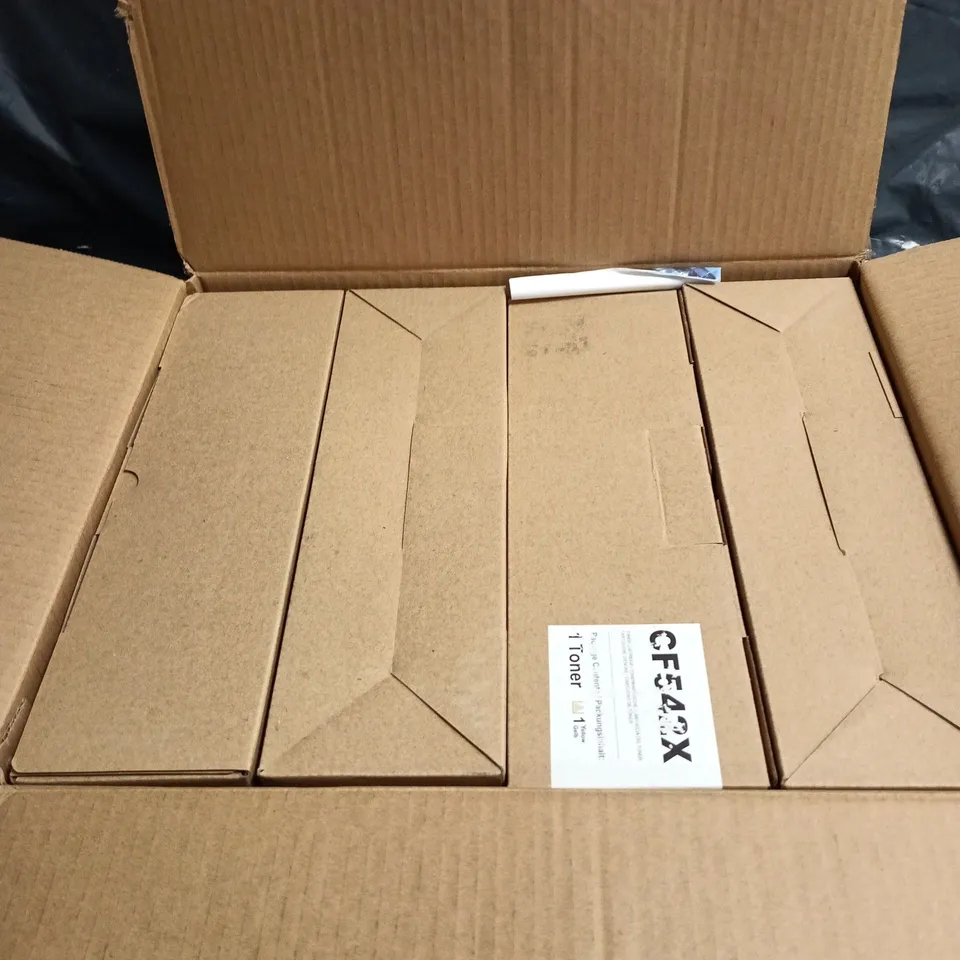 BOX OF 4 ASSORTED PRINTER TONER CATRIDGES