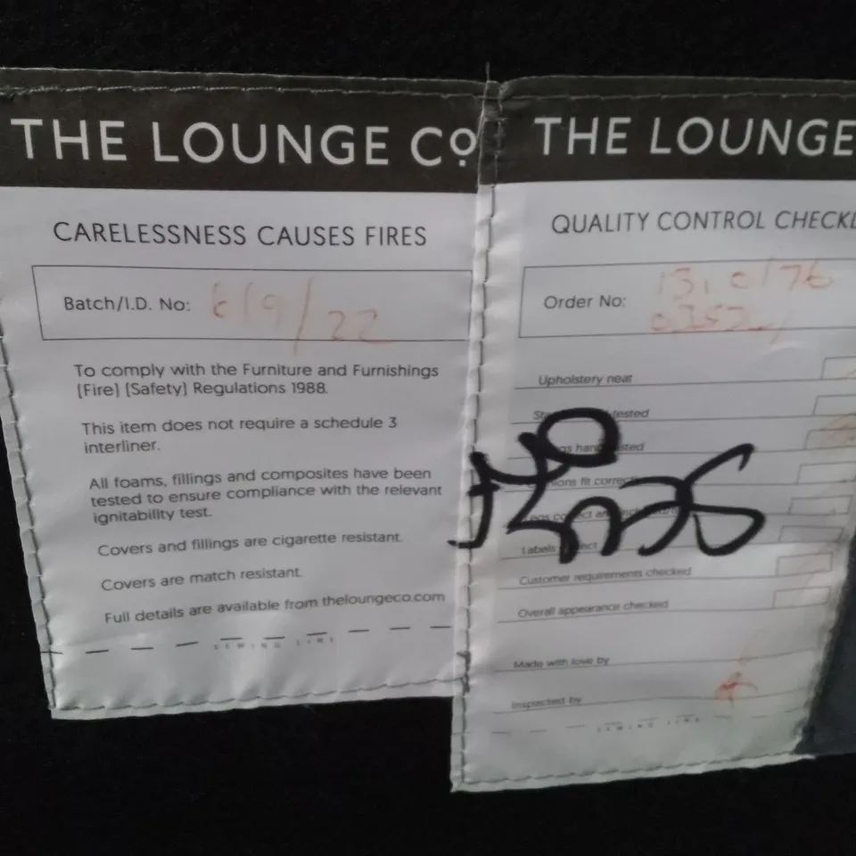 QUALITY DESIGNER THE LOUNGE CO. ROMILLY FOOTSTOOL - CITY HALL FABRIC 