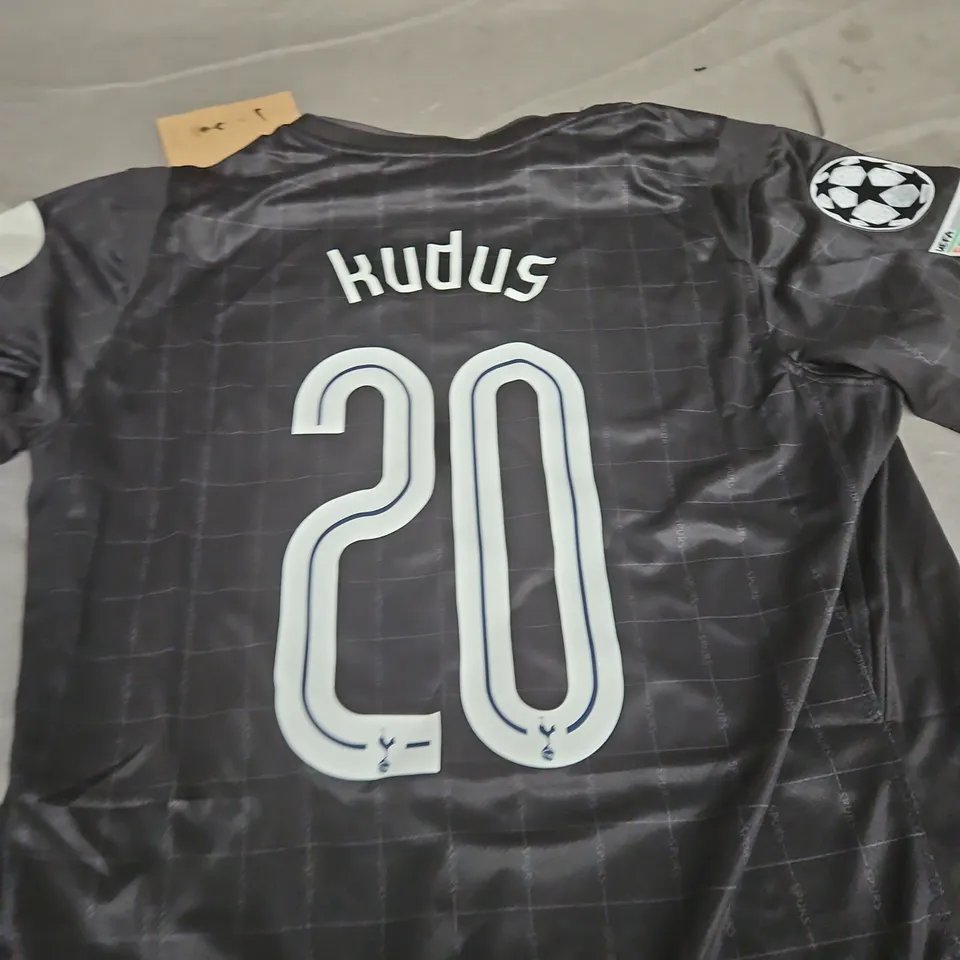 TOTTENHAM HOTSPURS AWAY JERSEY 2025/26 - KUDUS 20 - SIZE M