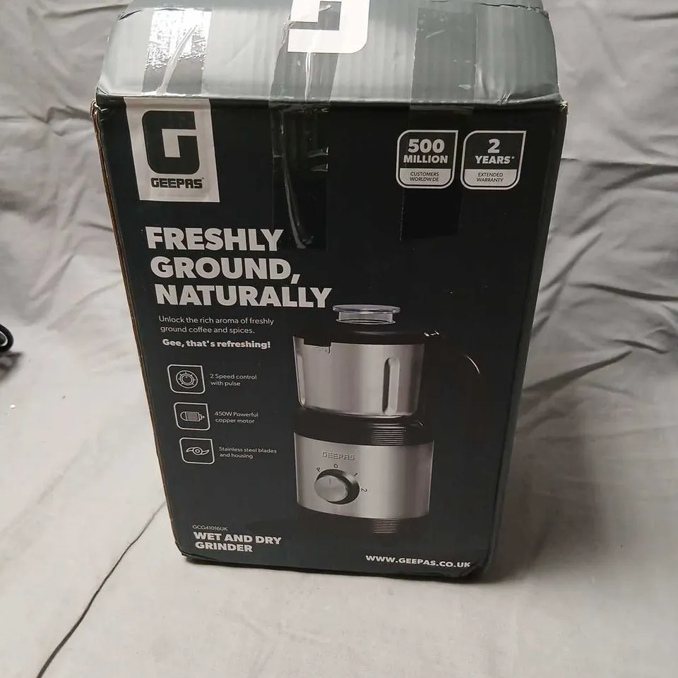 GEEPAS WET & DRY GRINDER – BOXED