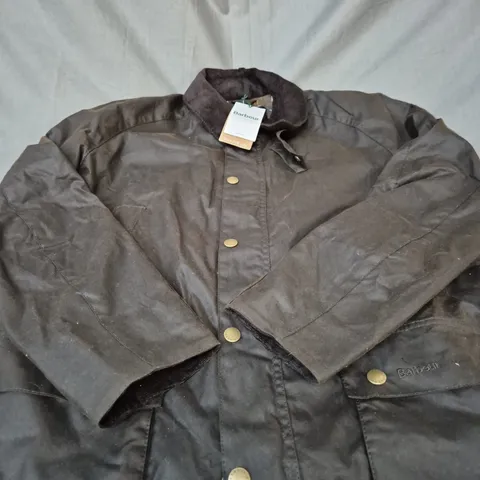 BARBOUR ASHBY WAX JACKET - SIZE XL