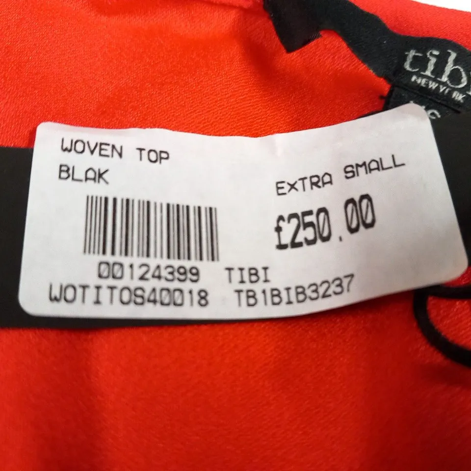 TIBI WOVEN TOP SIZE EXTRA SMALL