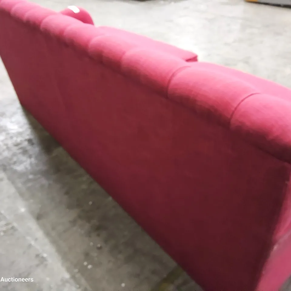 DESIGNER THE FOXCOTE WINE FABRIC LARGE METAL ACTION SOFA BED