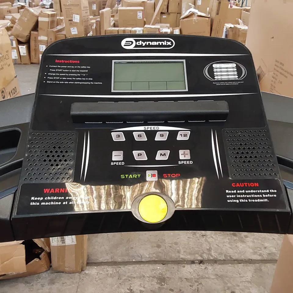 DYNAMIX T2000D FOLDABLE MOTORISED TREADMILL WITH MANUAL INCLINE RRP £349.99
