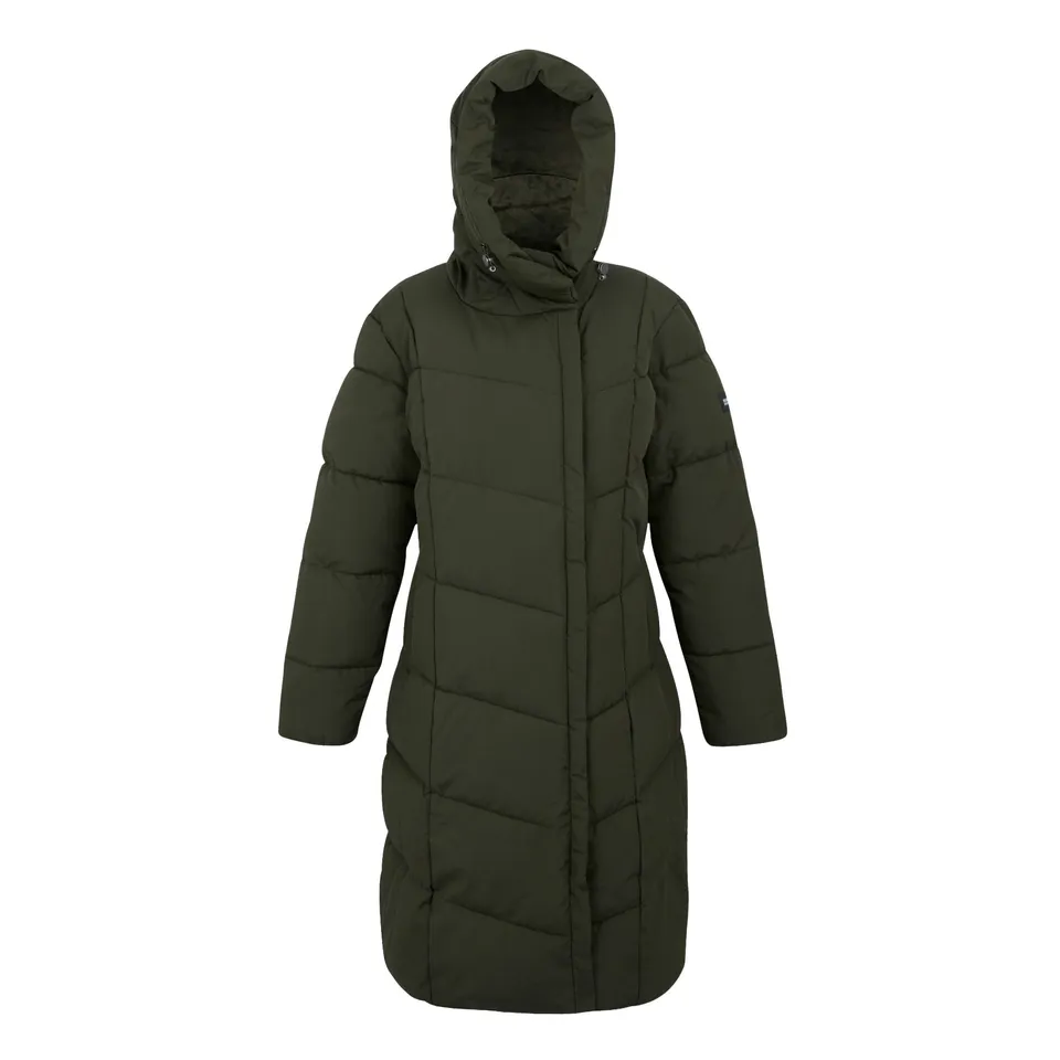 BRAND NEW REGATTA WOMEN'S NURIE QUILTED JACKET DARK KHAKI SIZE 10