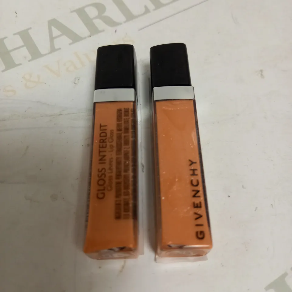 2 X GIVENCHY GLOSS INTERDIT LIP GLOSS 