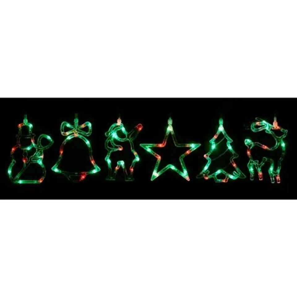 BOXED PRE-LIT CHRISTMAS CHARACTERS LED STRING LIGHTS 