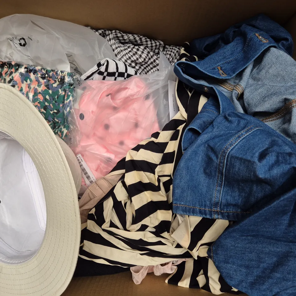 APPROXIMATELY 20 ASSORTED CLOTHING AND FASHION PRODUCTS IN VARIOUS STYLES AND SIZES - COLLECTION ONLY