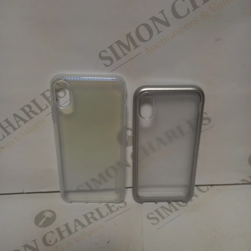APPROXIMATELY 83 BRAND NEW BOXED TECH 21 ELECTRICAL CASES TO INCLUDE; 54 IPHONE XS MAX SHIMMER PHONE CASE , 29 IMPACT SHIELD ANTI GLARE SCREEN PROTECTOR AND 1 EVO ELITE PHONE CASE