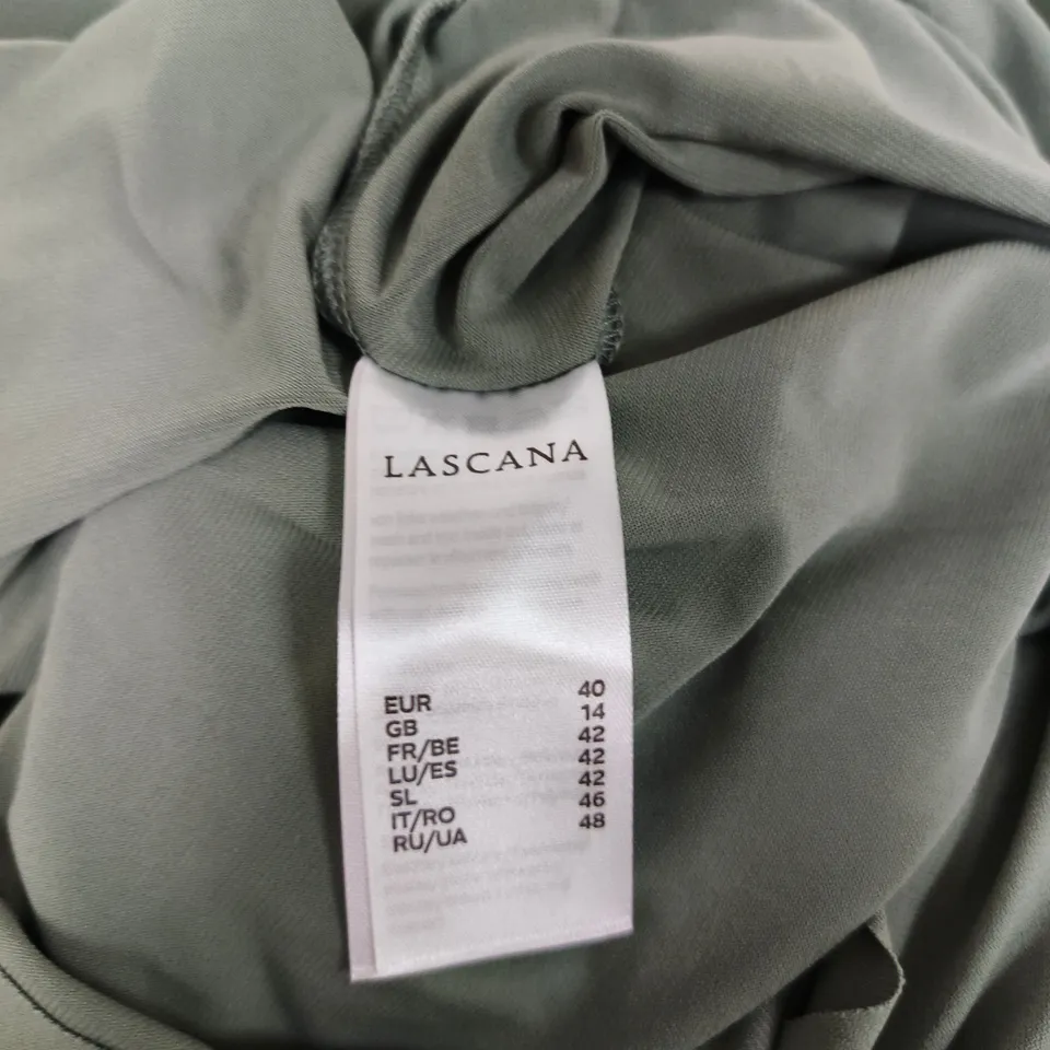 LASCANA BELTED JUMPSUIT JADE SIZE 14