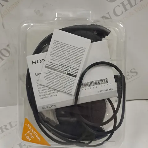 SONY MDR-ZX110 OVER-EAR HEADPHONES IN BLACK