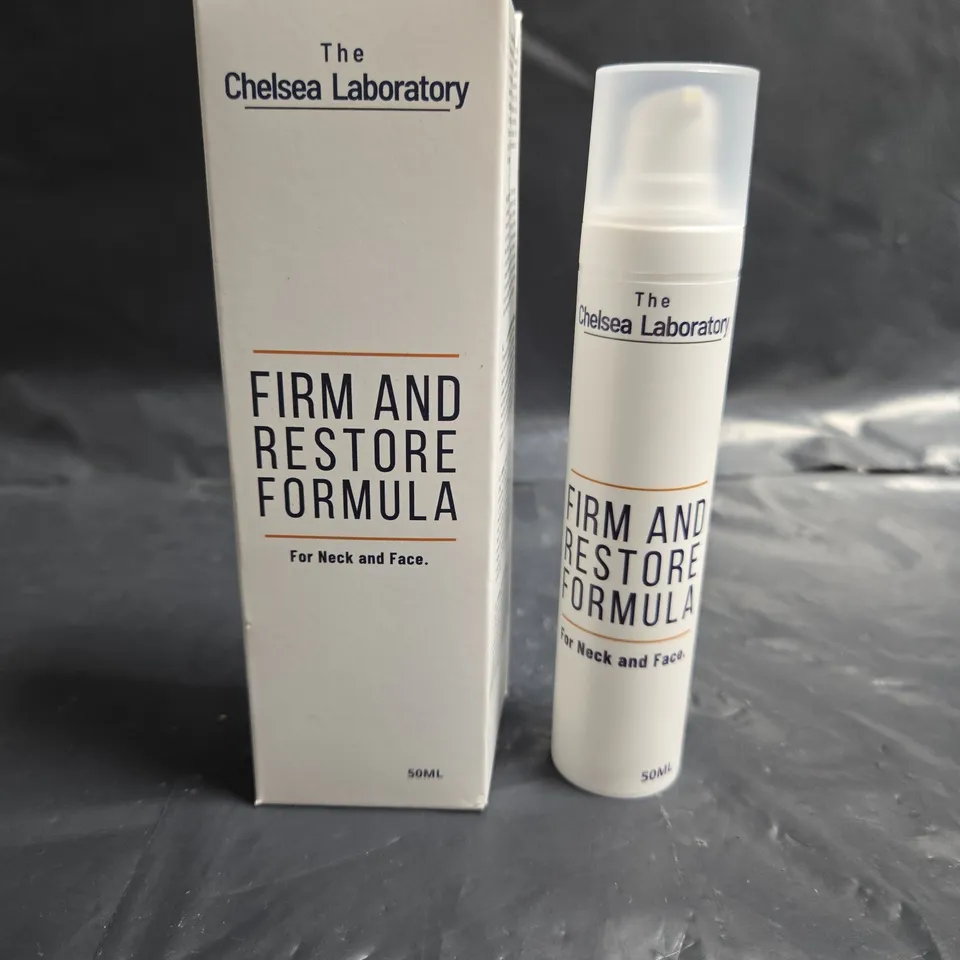 THE CHELSEA LABORATORY FIRM AND RESTORE FORMULA 50ML – FOR NECK AND FACE