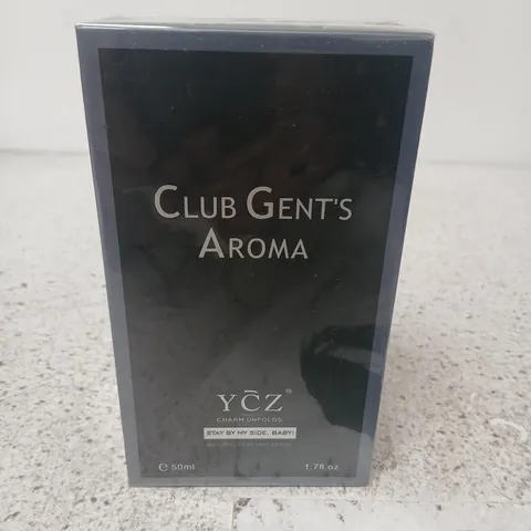 BOXED AND SEALED CLUB GENT'S AROMA YCZ CHARM UNFOLDS NATURAL PERFUME SPRAY 50ML