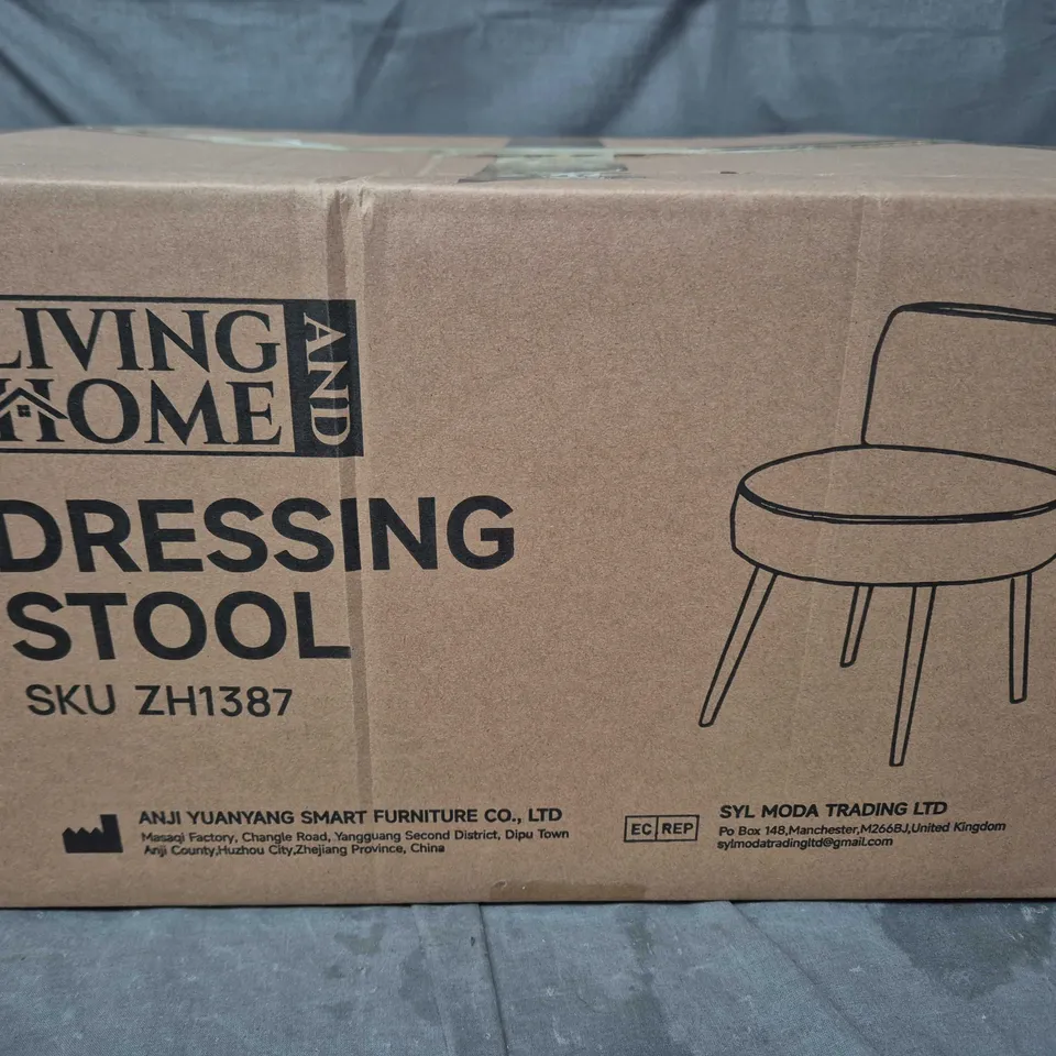 DRESSING STOOL – LIVING HOME (SKU ZH1387)