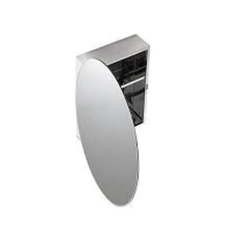 BOXED CROYDEX TAY OVAL STAINLESS STEEL CABINET (1 BOX)
