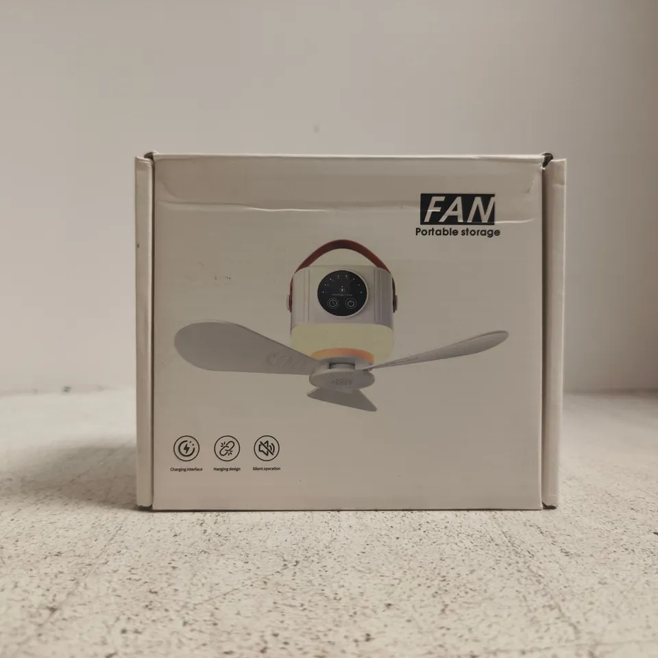 BOXED UNBRANDED PORTABLE CAMPING FAN