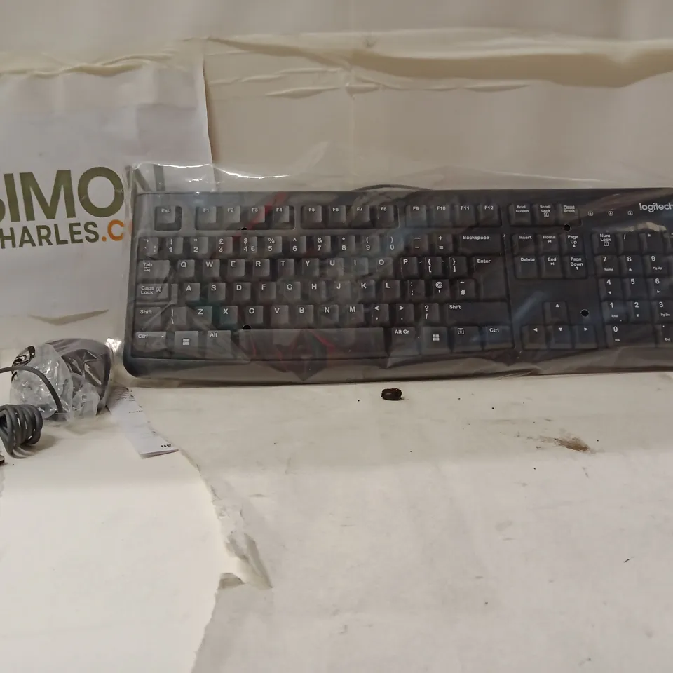 BOXED LOGITECH MK120 CORDED KEYBOARD & MOUSE