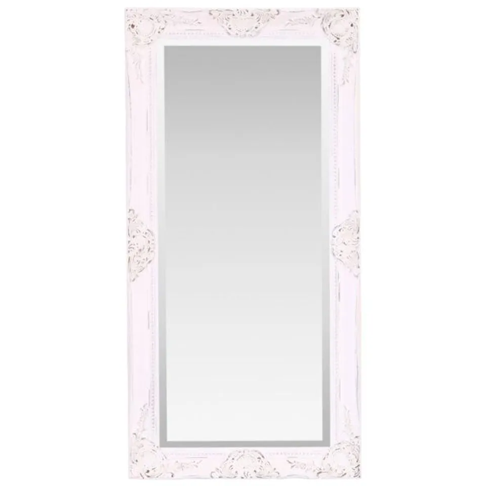 BOXED VILANOVA SOLID WOOD FLAT WALL MIRROR
