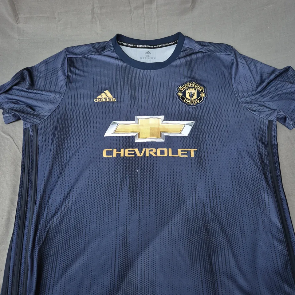 MANCHESTER UNITED FC 2018-19 THIRD SHIRT SIZE XL