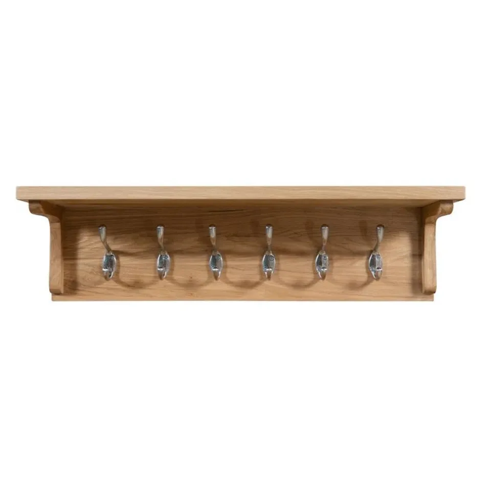 BOXED HATCHER WALL MOUNTED COAT RACK 