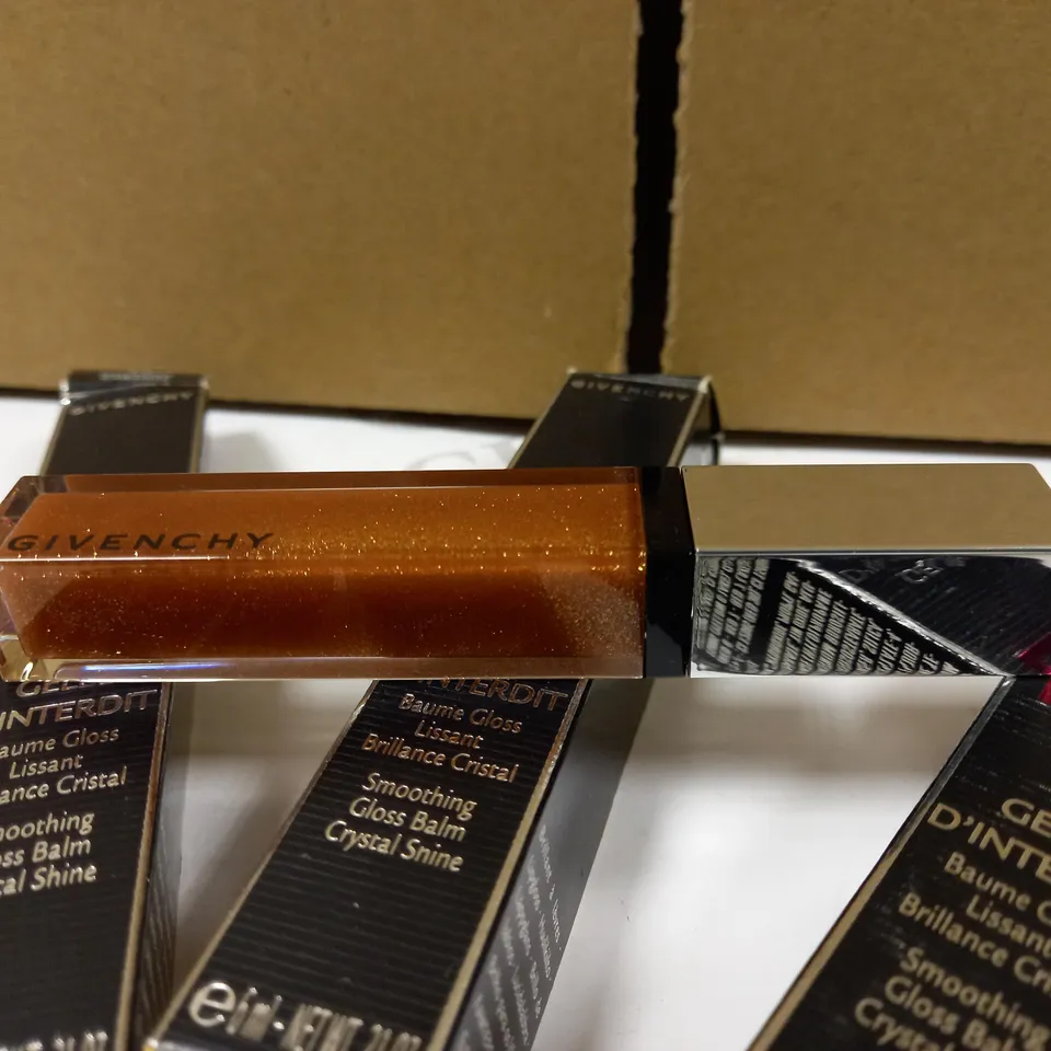 LOT OF APPROX 3 GIVENCHY CRYSTAL SHINE GLOSS BALM - 6ML