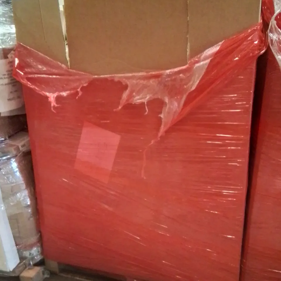PALLET CONTAINING ASSORTED PRODUCTS INCLUDING SCREEN PROTECTOR, TV WALL MOUNT, PAPER SHREDDER & 4 DRAWER CHEST OF DRAWERS