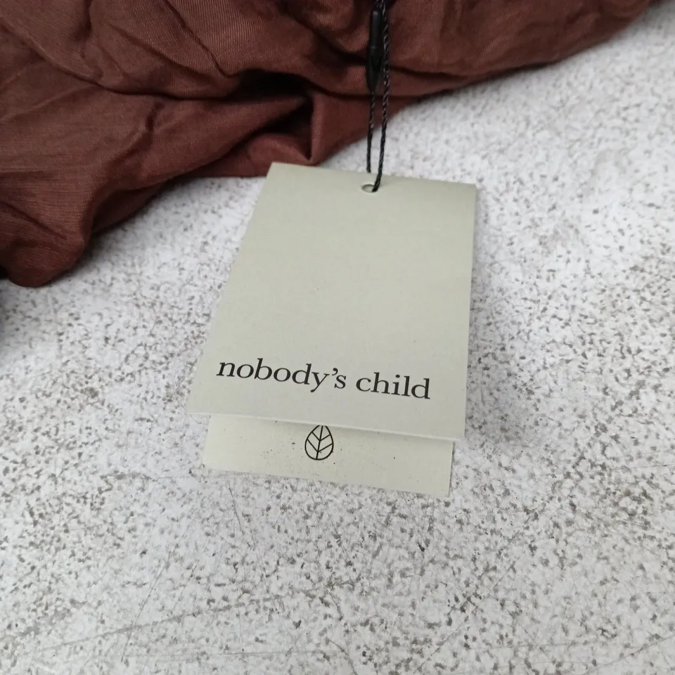 NOBODY'S CHILD VIOLET CUFFED TROUSERS – UK14 (EU42/USA10) BROWN
