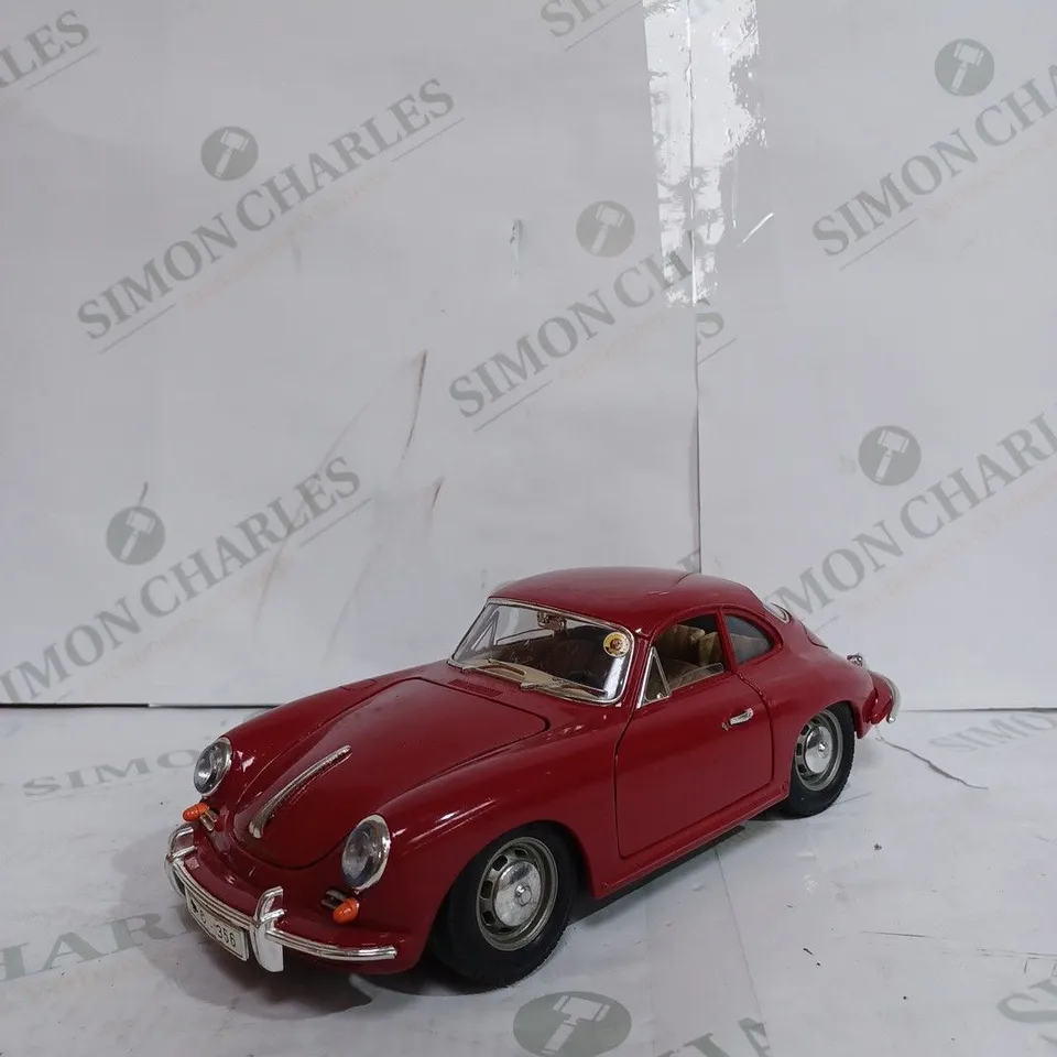 BURAGO PORSCHE 356 B IN RUBY RED