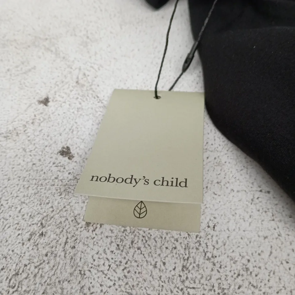 NOBODY'S CHILD PETITE ELIANA MIDI DRESS - BLACK, UK 10 (EU 38, US 6)