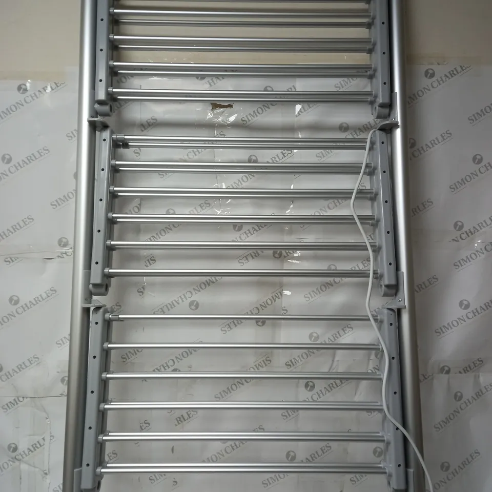 BOXED ORGANISED OPTIONS 3 TIER HEATED AIRER WITH 21M DRYING SPACE & COVER - COLLECTION ONLY